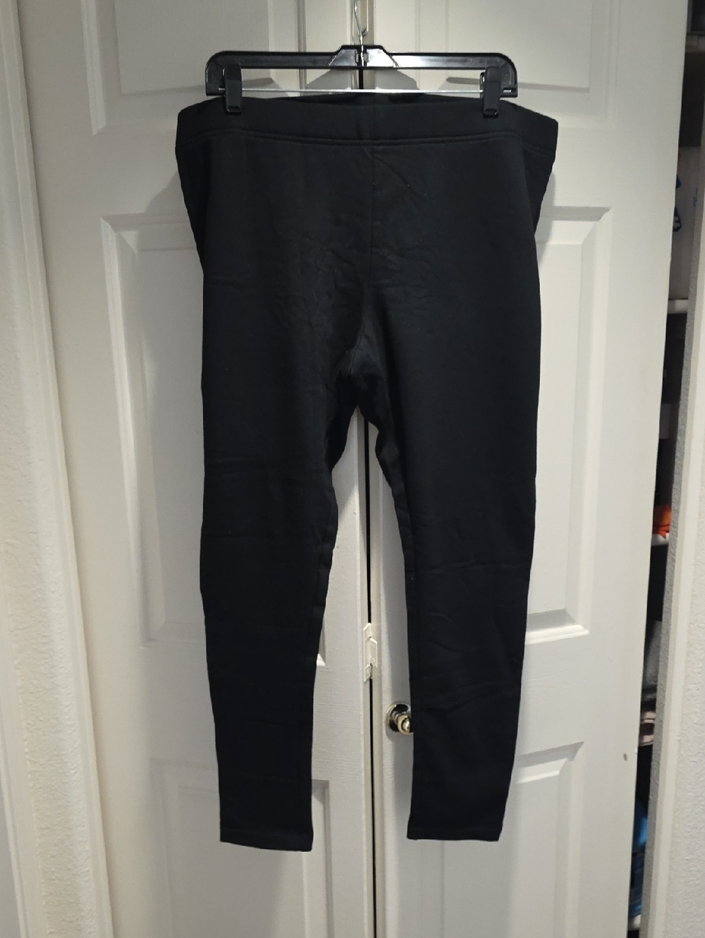 Old Navy Black High-waisted Fleece Lined Leggings 2 Pairs For $8